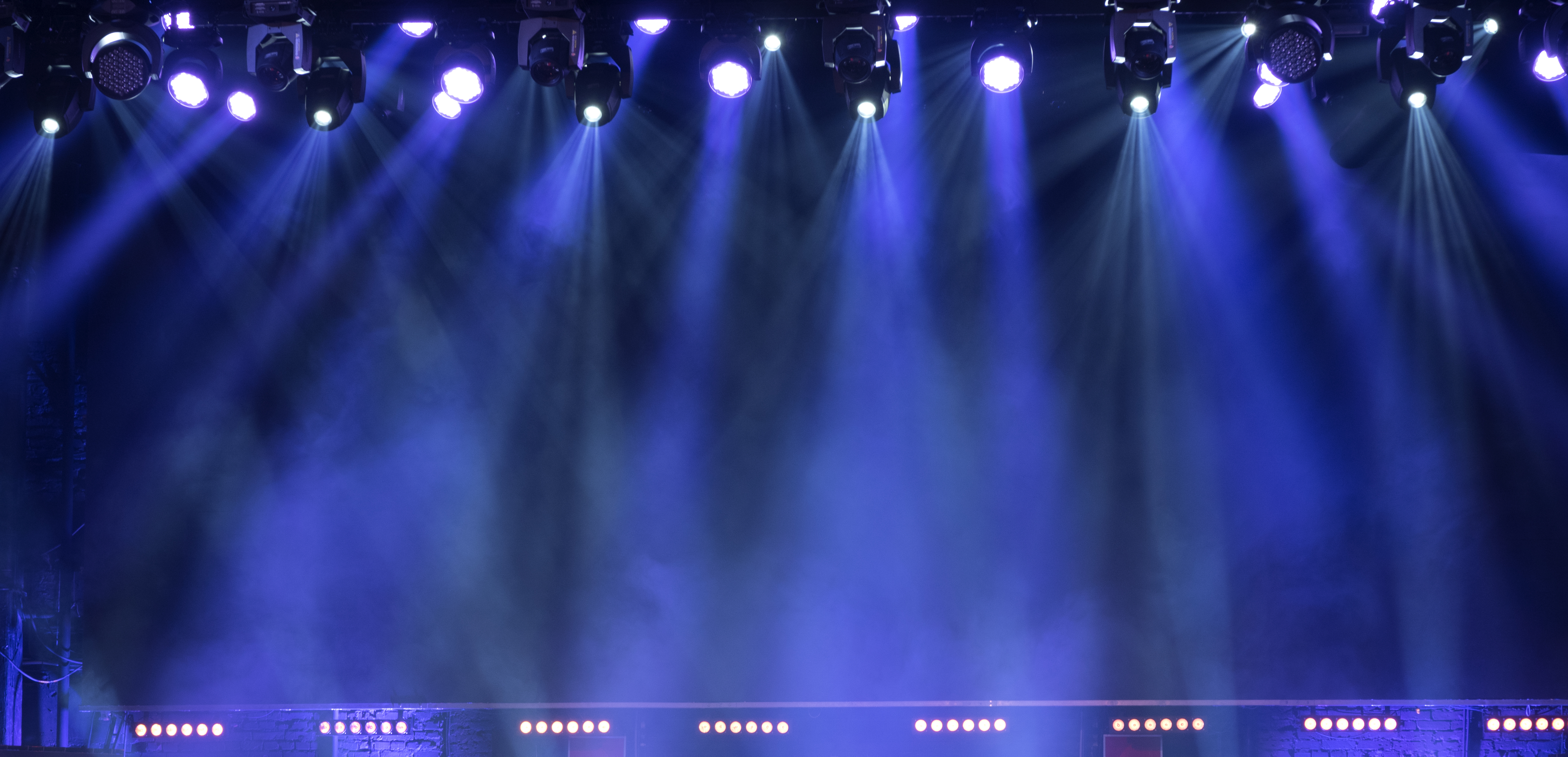 stage with lighting