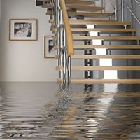 flooded interior