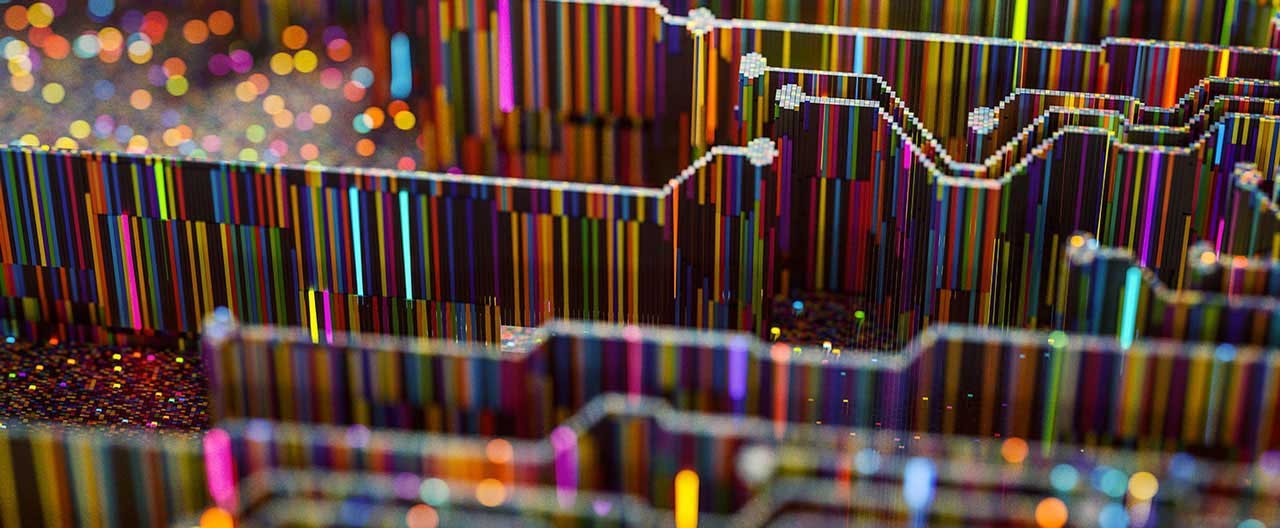 colorful circuit board